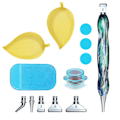 Miniatyrbilde 1 av 10: 13-delt Diamantmalingspenn med Erstatningshode i Legering set 5