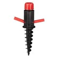 2x Parasol Ground Anchor Beach Umbrella Sand Screw In Holder Spike with Handle