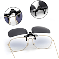 Miniatyrbillede 4 af 5: Polariserede Clip-On Solbriller Rammeløse Flip-Up Linser-FS1-