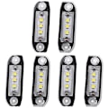 Miniatyrbild 1 av 7: 6 st LED-nummerskyltsbelysning för S80 Xc90 S40 V60 Xc60 S60 C70 V50 Xc70 Svart Black