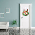 Miniatyrbilde 3 av 3: 5D DIY Diamantmaleri Julekrystallkrans Hengende Dekor D