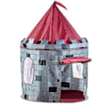 Miniatyrbild 2 av 2: Runt Lektält för Barn - Lätt Inomhus & Utomhus - Prinsessa & Riddare Slott