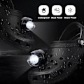 Miniatyrbilde 4 av 5: Stk 3 Moduser LED Lommelykt Campingutstyr 145 Timer Langvarig Belysning Vanntett Skodekorasjon Croc Hodelykt (Svart)-FS1- Black
