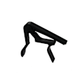 Miniatyrbilde 1 av 5: Metall Capo 7 Farger Valgfritt Klassisk Gitar Capo-FS5- Black