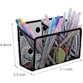 Miniatyrbillede 3 af 4: Magnetisk Penneholder, 3 Pak Magnetisk Opbevaringskurv Organizer