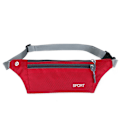 Miniatyrbild 6 av 11: Fanny Pack | Unisex | Water Resistant | Double Pocket with Zippers. Mörkblå