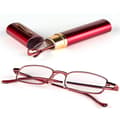 Reading glasses with strength (+1.0 - +4.0) with portable metal case