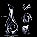 Miniatyrbilde 2 av 5: Vinkaraff i glass, 1,2 l