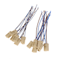 Miniatyrbilde 3 av 8: 6 stk/pakke G9 Lampebase Keramisk Kontakt Sokkel for LED Halogen 2(Silicone wire)