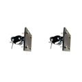 Miniatyrbillede 1 af 5: 1/2 For Cykel Quick Release Bracket Front Vandtæt beslag sort Short black Short 2PCS
