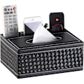 Miniatyrbild 1 av 3: Servettbox Rektangulär Läder Svart Multifunktionell