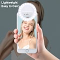 Miniatyrbillede 5 af 5: RGB LED Udfyldningslys Selfie Ring Clip, Justerbar Lysstyrke mere