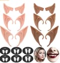Sett med 12 vampyrtannsett tenner alv ører for Cosplay Costume Access-FS-