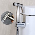 Miniatyrbilde 5 av 5: Håndholdt Bidet Dusj Høytrykks Håndholdt Bidet Sprøyter Premium Børstet Rustfritt Stål Sprøyter Bidet Vannbesparende Dusjhode 1663