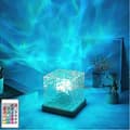 Miniatyrbild 1 av 5: Celestial Lamp, Northern Lights Cube Lamp, 16 Colors Wave With Remote Control, Rechargeable