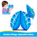 Miniatyrbild 3 av 4: Uppblåsbara armpuffar för barn, armbojfodral för pool, hydrofoil simning