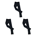 Miniatyrbilde 1 av 5: 1/2/3/5 Skøytetights Krystallglitrende Bukser Kunstløp Helt Svart 155cm Pure Black 155cm 3PCS