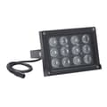 12st Array Infraröda LED-lampor - IR Extra Lampa för Mörkerseende, Bred Vinkel, Lång Räckvidd, Utomhus, IP65 Klassad CCTV Säkerhetskamera-FS-