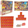 Miniatyrbilde 3 av 6: Puslespill-Adventskalender 2024 - Julepuslespill med 1008 brikker MultiColor-FS1- MultiColor 840