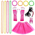 Pikkukuva 4 / 10: Neon 80-luvun asusetti Tutu-hame 2 2