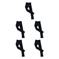 Miniatyrbillede 3 af 5: 1/2/3/5 Skøjte Tights Krystal Glitrende Bukser Kunstskøjteløb Pure Black 160cm Pure Black 160cm 5PCS