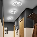 Miniatyrbilde 2 av 5: Moderne rektangulær LED-taklampe 22W Kaldt Hvit Lys 6000K (Hvit) Taklampe