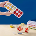 Miniatyrbild 5 av 5: 2-pack - Isform - Iskubslåda med Lock / Isbricka - 28 Isbitar
