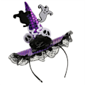 Miniatyrbild 1 av 2: Halloween-huvudbonader Häxhatt Hårsnoddar Ghosts