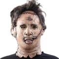 Halloween Texas Chainsaw Massacre Mask Läderansikte Mördare Mask Cosplay Party—PA-FS-