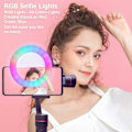 Miniatyrbillede 4 af 5: RGB LED Udfyldningslys Selfie Ring Clip, Justerbar Lysstyrke mere