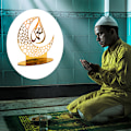 Miniatyrbilde 6 av 8: Eid Mubarak Akrylpynt Ramadan Gullmåne Dekorasjon