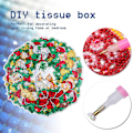 Miniatyrbilde 3 av 3: 5D DIY Diamantmaleri Julekrystallkrans Hengende Dekor E