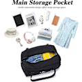 Miniatyrbild 3 av 5: Kabinväska 40x20x25 cm för Ryanair Godkänd Storlek Vikbart Case Resa Duffelväska under sätet Bagagehållare-Xin