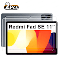 Pikkukuva 1 / 5: 2 kpl HD-laatuinen Temperoitu Lasinen Näytönsuoja Xiaomi Redmi Pad SE 11 tuuman 2023 Tabletille Suojakalvo