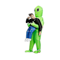 Miniatyrbilde 3 av 4: Alien Oppblåsbart Kostyme for Halloween Cosplay, En Størrelse for Barn (120cm-140cm) - Perfekt 1401