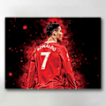 Miniatyrbillede 1 af 4: Lærredsbillede / Billede - Ronaldo - 40x30 cm - Lærred Multicolor multifärg