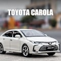 Pikkukuva 2 / 5: 1:32 Toyota Corolla Metallinen Leluauto Äänillä ja Valoilla - Keräilykohde Lapsille Black