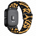 Miniatyrbillede 1 af 5: 20mm/22mm Armbånd til Amazfit Gts 4//2/2e/3/gts2 Mini/gtr 4/3/pro/gtr2/47mm/stratos Nylon Elastisk Urrem Amazfit Bip Rem Zebra Gul Zebra Yellow 22mm