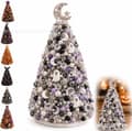 DIY Beaded Halloween Tree Craft Kit, Creative Decoration Set for Kids and Adults, 8 Spooky Themes C