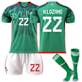 Miniatyrbilde 2 av 3: 22-23 New Mexico Hjemmetreningsdrakt Fotballtrøye - Perfekt H.LOZANO 22 H.LOZANO 22 Kids 16(90-100CM)