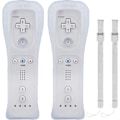 Miniatyrbillede 1 af 4: 2 WII-controllere - Fjernstyret spilcontroller med silikonecover - w