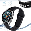 Miniatyrbilde 5 av 7: 18 mm 20 mm 22 mm metallrem for Garmin Vivoactive 3 4 4s Band Watch Venu 2 2s SQ Forerunner 645 Armbånd Silikonløkke Nylon Håndled Nylon Bl Nylon Bl Nylon Blue For Venu Music