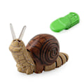 Miniatyrbillede 1 af 5: Realistisk snegl fjernbetjent legetøj, infrarød fjernbetjening, sjov rekvisit (FMY) Brown