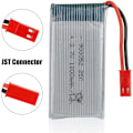 Miniatyrbillede 2 af 4: 3,7 V 1800 mAh 25C Li-po-batteri med JST-stik til JJRC H11D H11C HQ898B RC-helikopter
