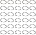 400-pack nyckelringsring 10 mm mini split hoppring med dubbla spännen-FY-