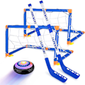 Miniatyrbilde 1 av 5: Hover Hockeysett for Barnleker, Hover Hockey Spill med 2 Mål LED-Lys Luft Hover Ball, Morsom Familie Innendørs Hockey