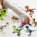 Pikkukuva 2 / 5: 8x Jurassic World Dinosaurus T-Rex Figurer Byggleksaker Block Bästa Barnpresent Flerfärgad multicolor