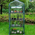 Miniatyrbillede 2 af 5: Drivhusovertræk til Have 4 Niveauer 160x69x49cm Slidstærkt Plantebeskyttelse Anti-Insektbeskyttelse