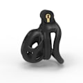 Miniatyrbild 2 av 5: 3D Manlig Cobra Harts Chastity Cage Lock Device -kit med 4 S