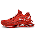 Miniatyrbillede 1 af 3: Herrsneakers Andas løbesko Skridsikre sportssko 8811 Rød Red 43